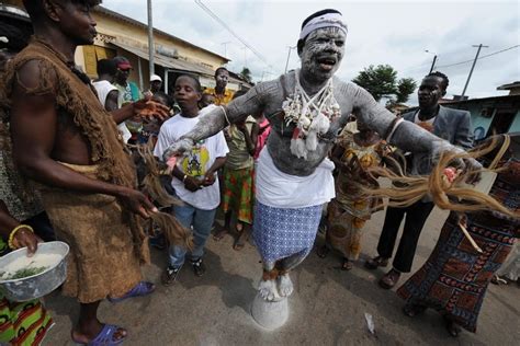 Haitian voodoo witch doctor